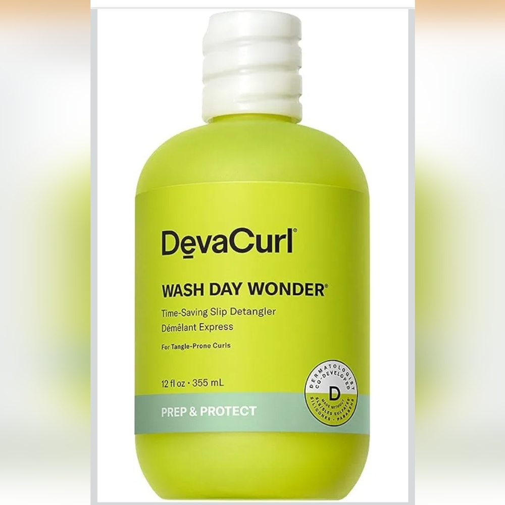 DevaCurl Wash Day Wonder Time-Saving Slip Detangler  Tangle-Release Complex 12oz